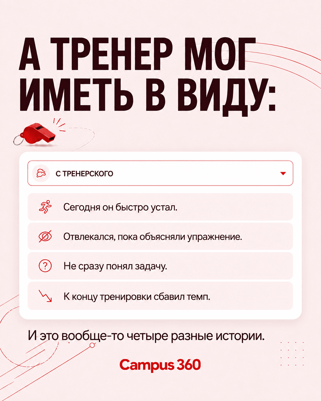 Запись на тренировки